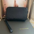 Мужской клатч Bottega Veneta мужской кожа черный 51307-1