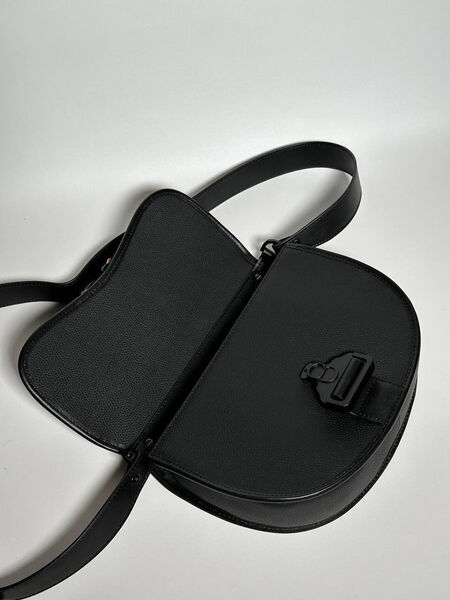 Мужская сумка мессенджер Christian Dior мужской кожа черный 133568-5