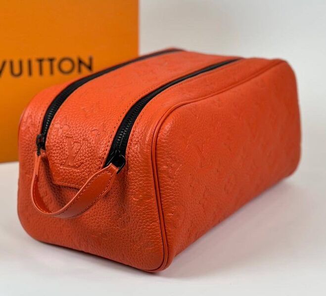 Несессер косметичка Louis Vuitton женский кожа swift бордовый 152402