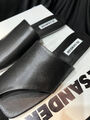Шлепки Jil Sander женский кожа черный 155623-6