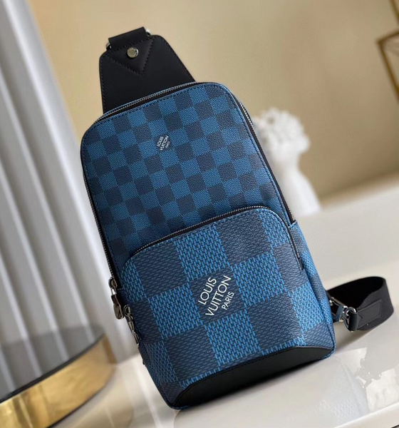 Мужская сумка слинг Louis Vuitton мужской канва синий 76287