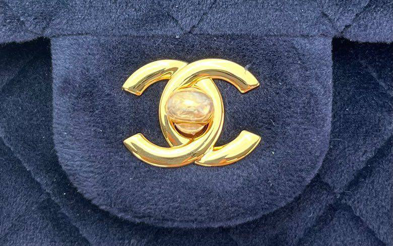 Сумка Chanel 2.55 женский замша синий 129075-9