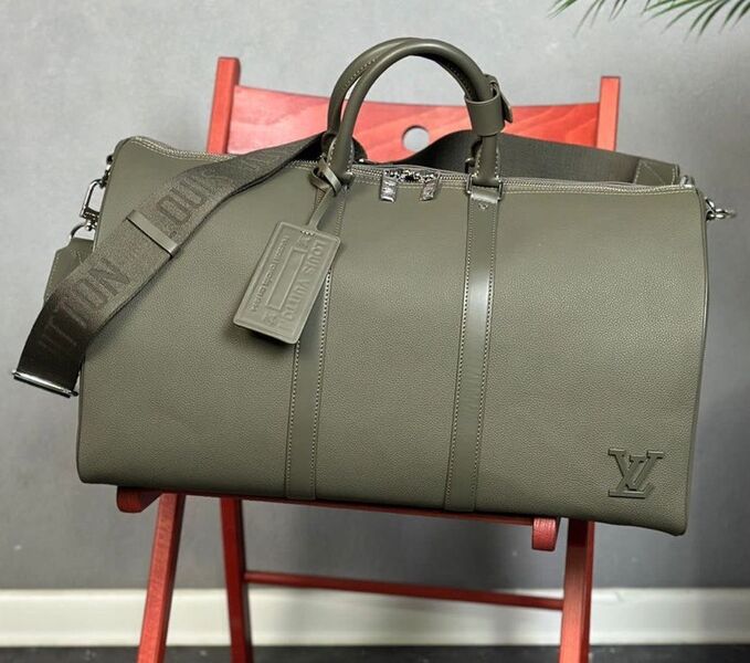Дорожная сумка Louis Vuitton мужской кожа болотный 121334