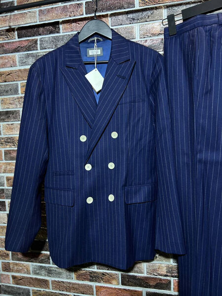 Мужской костюм Brunello Cucinelli мужской синий 153494-5