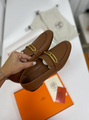 Лоферы Hermès женский кожа 40312-3
