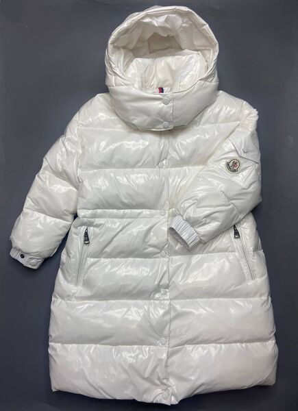 Детский пуховик Moncler белый 177708