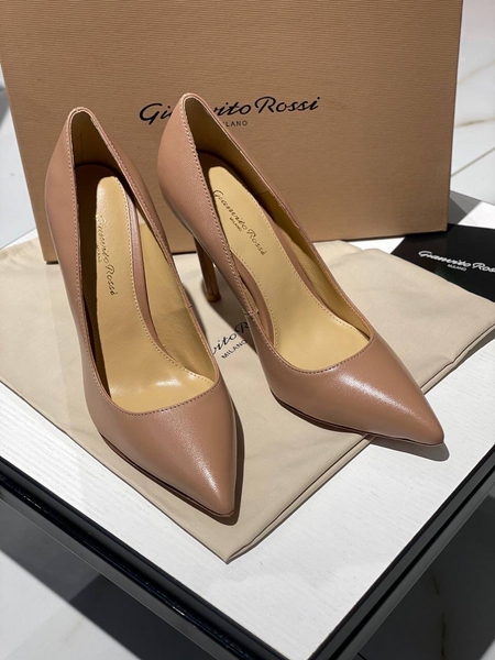 Туфли Gianvito Rossi женский кожа бежевый 80094-2