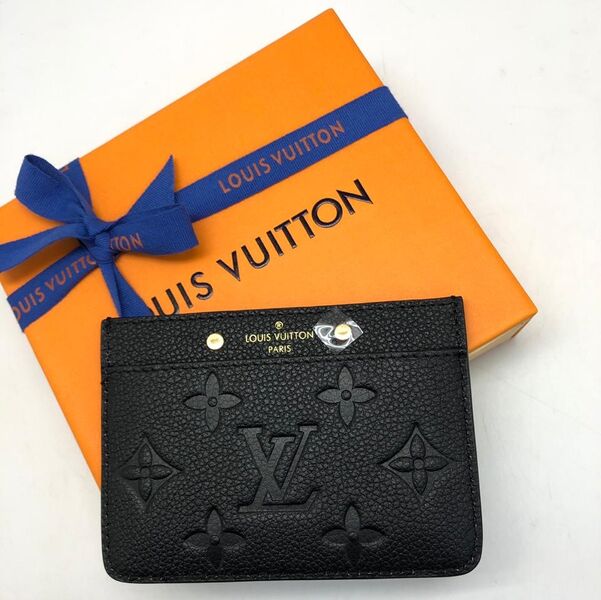Визитница Louis Vuitton женский канва черный 15991
