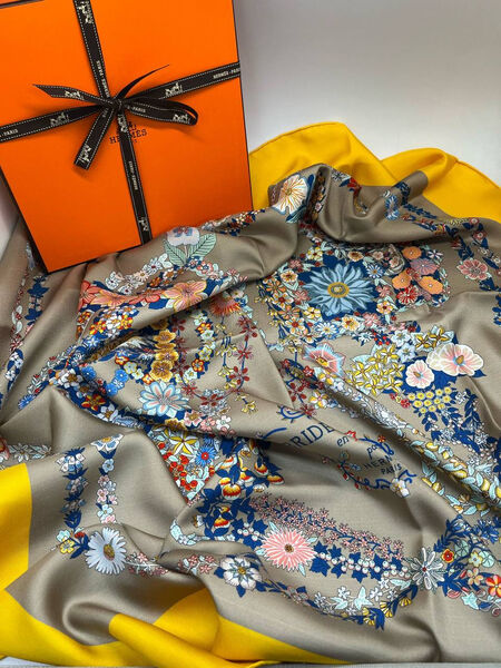 Платок Hermès женский шелк 197672