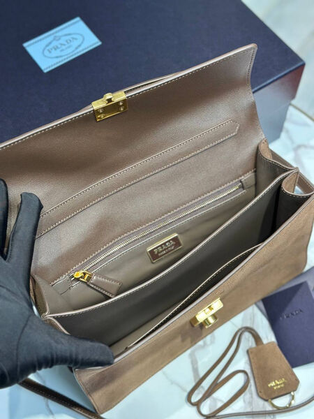 Сумка Prada женский замша 187790-5