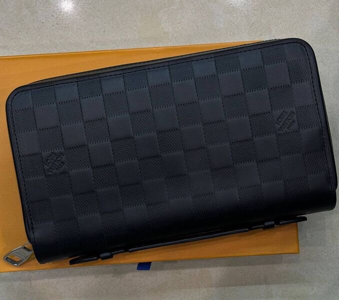 Кошелек Louis Vuitton Xl мужской кожа черный 32039