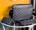 Мужская сумка мессенджер Louis Vuitton мужской канва графитовый 155338-1