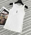 Майка Saint Laurent женский белый 186869-1
