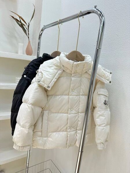 Детский пуховик Moncler белый 176720-2