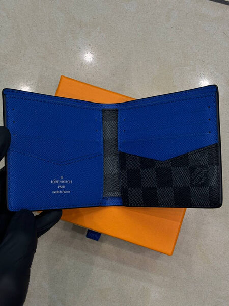 Мужской портмоне Louis Vuitton мужской кожа черный 173922-4