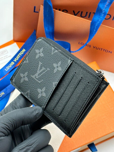Картхолдер Louis Vuitton мужской кожа черный 107719-5