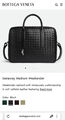 Мужской портфель Bottega Veneta мужской кожа черный 167087-6