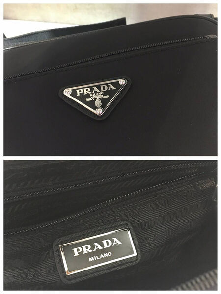 Мужская сумка слинг Prada мужской нейлон черный 200790-6