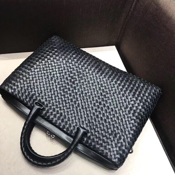 Портфель Bottega Veneta мужской кожа черный 61978-5
