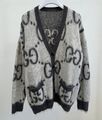 Кардиган Gucci женский вязаная ткань графитовый 162496-1