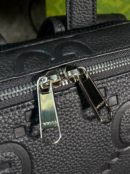 Мужской рюкзак Gucci мужской кожа черный 143072-11