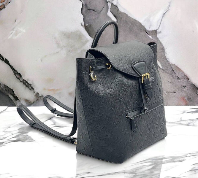 Рюкзак Louis Vuitton женский кожа черный 98565-3