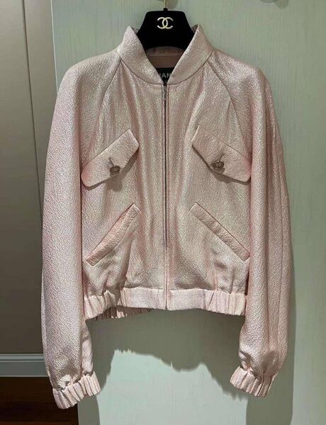 Бомбер Chanel женский розовый 148711