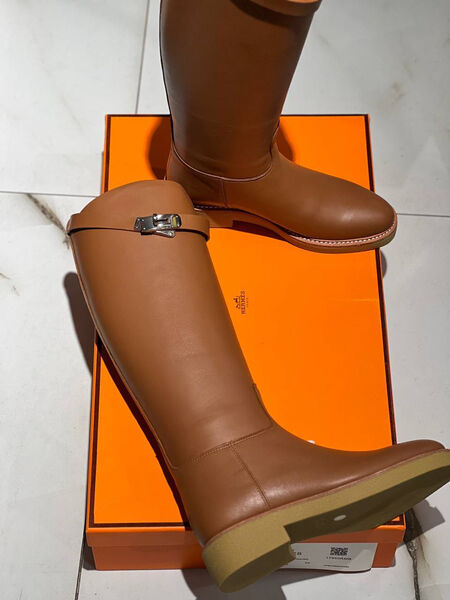 Сапоги Hermès женский кожа 162848-4