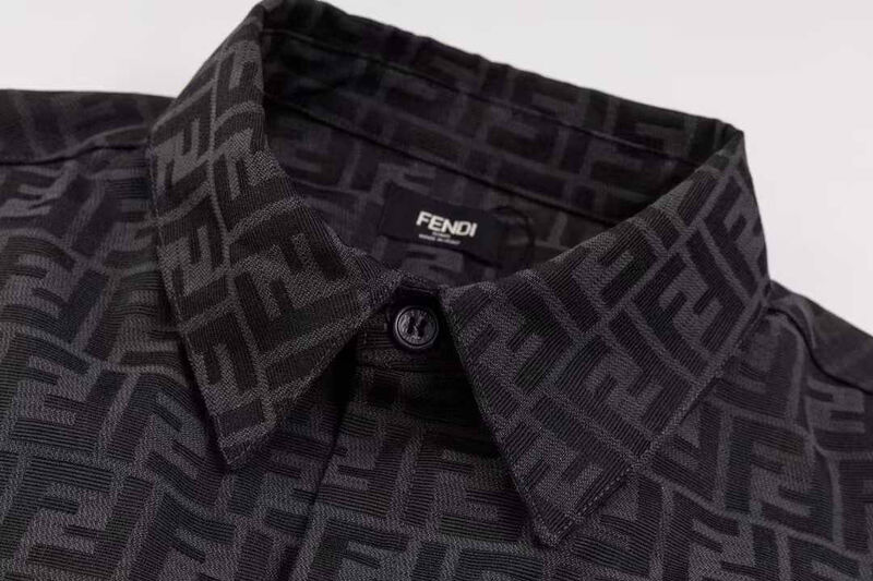 Мужская рубашка Fendi мужской черный 173331-3