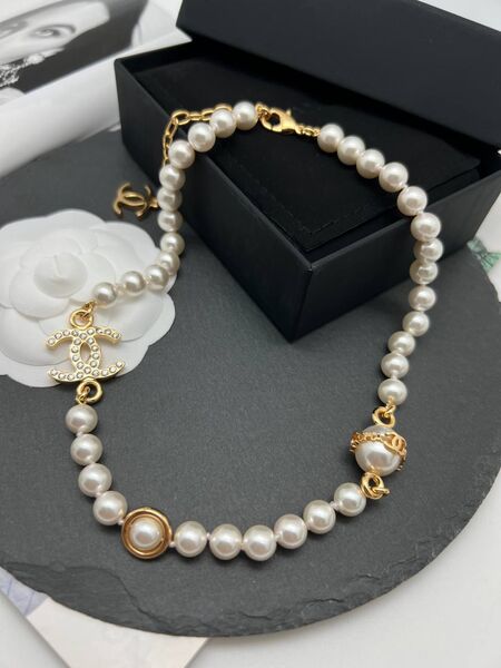 Колье Chanel белый 175843