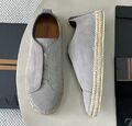 Мужские кеды Zegna мужской замша графитовый 185795-1