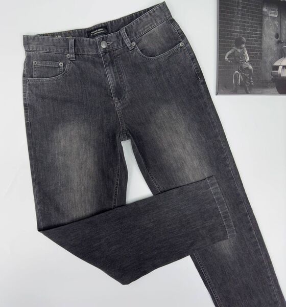 Мужские джинсы Zegna мужской джинса черный,белый 152270