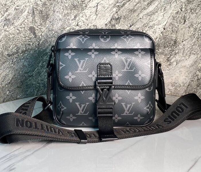 Мужская сумка мессенджер Louis Vuitton мужской канва синий 168901