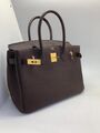 Сумка Hermès Birkin 30 ручная работа женский кожа 75345-3