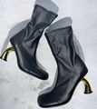 Ботильоны Dries Van женский кожа черный 159971-1