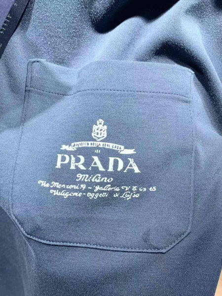 Мужская футболка Prada мужской синий 174537-6
