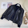 Бомбер Loewe женский кожа черный 124340-4