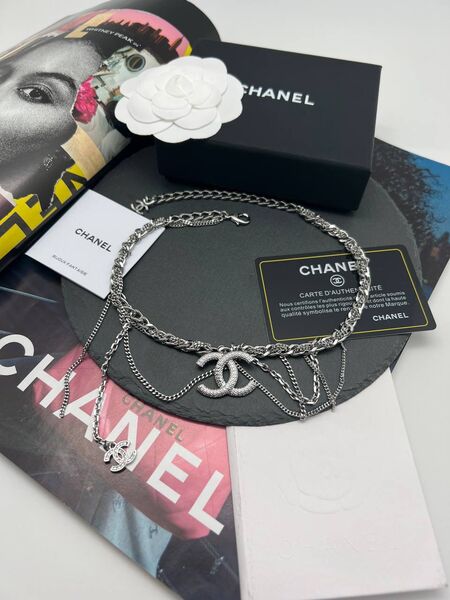 Колье Chanel графитовый 175347-2