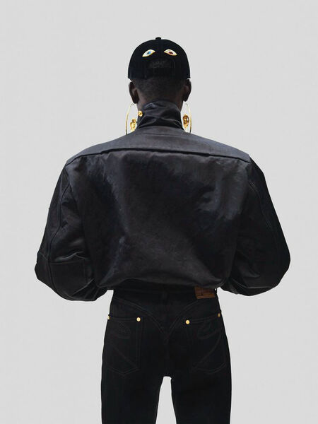Куртка Schiaparelli женский кожа черный 194825-2