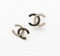 Серьги Chanel графитовый 176141-1