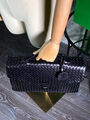 Мужской портфель Bottega Veneta мужской кожа черный 62002-11