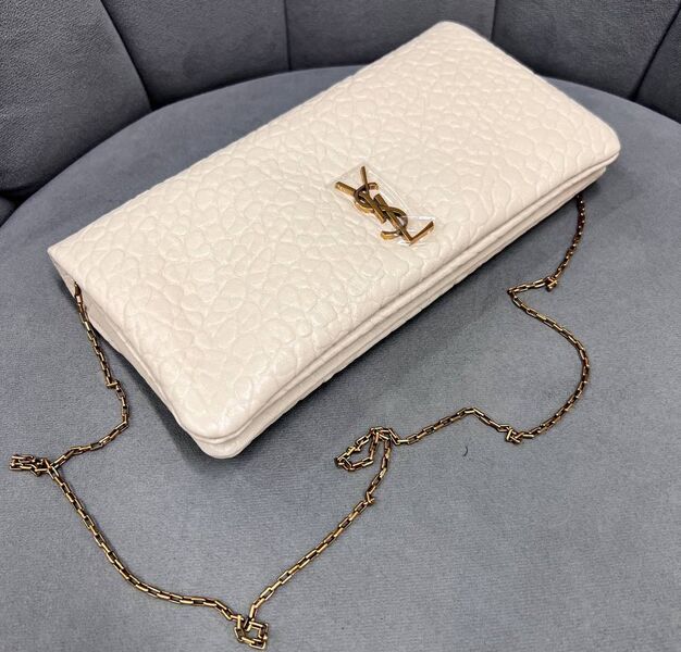 Сумка Saint Laurent женский кожа белый 189728