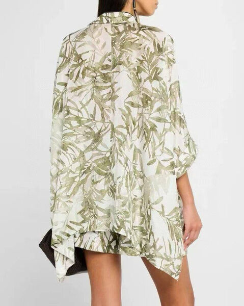 Костюм Brunello Cucinelli женский шелк болотный 187238-2