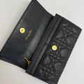 Кошелек Christian Dior женский кожа черный 31763-3