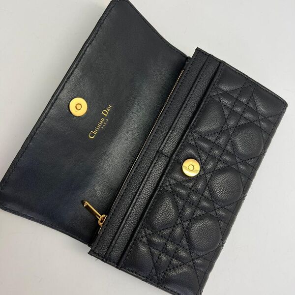 Кошелек Christian Dior женский кожа черный 31763-3