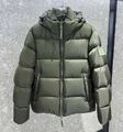Мужской пуховик Burberry мужской болотный 167543-1