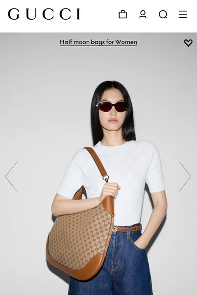 Сумка Gucci женский кожа бежевый 175446-3