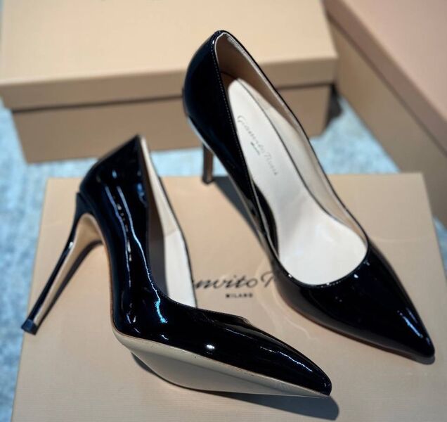Туфли Gianvito Rossi женский кожа черный 192277