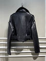 Куртка Balenciaga женский кожа черный 106490-4