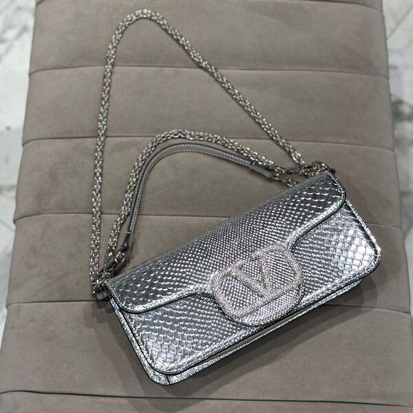 Сумка Valentino женский кожа графитовый 117112-3